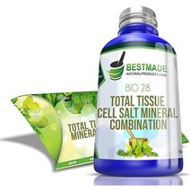 Total Tissue Cell Salt Mineral Combination Bio28 300 알갱이 몸이 영양분을 흡수하고 사용하도록 돕고 에너지 수준을 높이고 수면 패턴을 개선