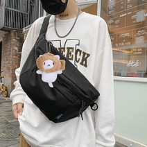 Mifafa Muji 간단한 메신저 가방 남성 스포츠 가방 대용량 가슴 가방 레저 어깨 가방 남자 순수 크로스 백
