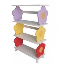 대형 장난감 수납 선반 꽃 귀여운 나무 그림책 진열대