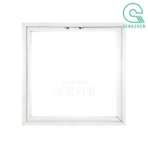 금강산업 알루미늄 컬러 점검구(나사형)(450mm) (1EA), 반광, 화이트, 1개