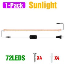 조립식비닐하우스 LED 전체 스펙트럼 Phyto 램프 성장 빛 온실 수경 법 꽃 씨앗 시스템 전구 식물에 대 한 220V Phytolamp, 1-Pack Sunlight-A+30CM+UK Plug