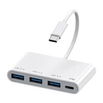 서피스독 ryra 4 in 1 usb-c 허브 유형 c-usb 3.0 2.0 허브 분배기 익스텐더 macbook ipad 표면 용 usb-c 어댑터 도크 samsung s21, 유형-c