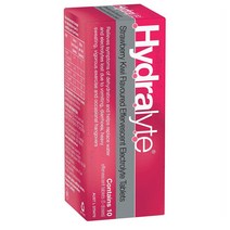 Hydralyte 하이드라라이트 발포 전해질 타블렛 키위 스트로베리 10개입