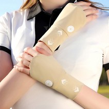 신페이드 손가락 여성 장갑 여자 여름 봄 반장갑 운전 골프 등산 자전거 자외선차단, 베이지