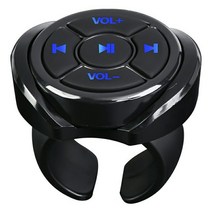 무선 블루투스 미디어 스마트 버튼 원격 컨트롤러 자동차 오토바이 자전거 스티어링 휠 MP3 음악 IOS 안드, 01 multicolor