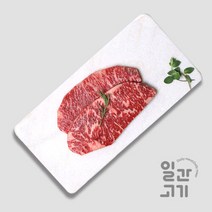 신선식품(브랜드없음) [일간고기][냉장]1++(7이상)등급 한우 채끝 400g, 단품없음