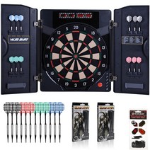 전자 다트판 다트 보드 세트 게임기 오락실 벽걸이 기계, 패키지 4