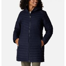 컬럼비아 슬로프 엣지 경량 롱 패딩 다크 녹터널 재킷 옴니히트 양털 방수 후드 W Slope Edge Mid Jacket