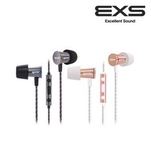 [우성음향] EXS-X10 스피어 고자력 마그네틱 이어폰, 블랙 건메탈