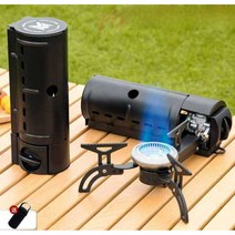 백패킹 접이식 버너 가스 캠핑용 폴드레인지 스토브, 접이식카세트스토브 스테인리스베이킹팬(보관가방), 1개