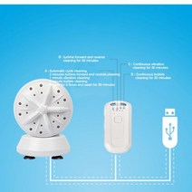 접이식 소형 미니 세탁기 3인 1 휴대용 미니 초음파 터빈 회전 세탁기 USB 충전 의류 클리너 가정용 여, 01 twin turbo 3 In 1