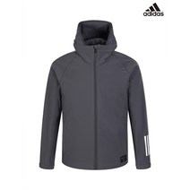 아디다스 adidas 남성 그레이 후드 집업 자켓