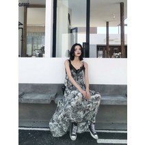 해외구매대행 30 40대 슬림 쉬폰 여성 여름원피스