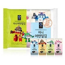 [정원] 청정원 미니어린잎김 18.4g (2.3g x 8봉), 2개