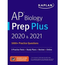 AP Biology Prep Plus 2020 & 2021, AP Biology Prep Plus 2020 & .., 편집부(저),KAPLAN.., KAPLAN