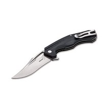 검은색의 D2 강철 및 유리 섬유 강화 플라스틱으로 만든 보커 Plus Masada 폴더 포켓 나이프 - 22.50 cm 105137
