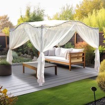 방갈로 바비큐 하우스 식당 원두막 천막 커피숍 펜션, 3 x 4m