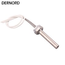 카트리지 히터 봉 DERNORD 24v 침수 카트리지 히터 M16 스레드 스테인레스 스틸 가열 요소 관형 히터 12v 5, 01 12V_02 100w 12x100mm