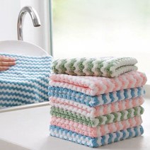 깨끗한 극세사 마법 행주 냄비받침 3개세트, 2세트 (6장)