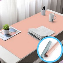 와이드 이케아책상매트 양면 데스크매트 책상깔판, 블루