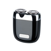 yoose 미니 전기면도기 마크네틱 헤드 디자인 USB-C 타입충전 전체 방수 휴대용 남편 선물 남친 선물, 블랙