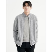[빈폴] 그레이 베럴 B 울 풀 집업 카디건 (BC285AA173)