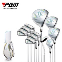PGM RIO 2세대 초보자 입문용 티타늄 여성 골프채 11종 풀세트 LTG014, 카본 11종 풀세트+골프가방A