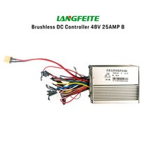 컨버터 부품 나사 레버 어탭터Langfeite 전기 스쿠터 듀얼 모터 L8 L6 컨트롤러 48V 25AMP 브러시리스 DC, 02 L8   48V 25 AMP B, 한개옵션1