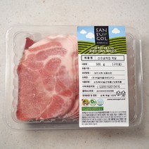 산수골목장 한돈 대패 목살 구이용 국산(냉동) 500g 1개, 1kg(500g두팩)