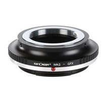 해외 K F Concept 어댑터 M42 나사 마운트 렌즈 후지 GFX 50S 50R GFX100 GFX 마운트 미디엄 포맷 카메라