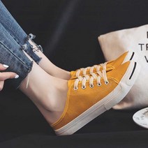 여성용 스니커즈 뮬운동화 패션 데일리 단화 운동화