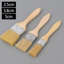 골든트리 다용도 페인트 브러쉬 소형 평솔 페인트붓 벽지붓, 3.8cm