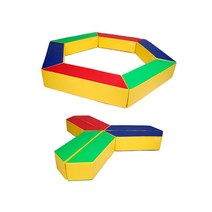 PGM*^몰c42 플리카체육매트 사다리꼴의자(방염 항균) 블록 긴의자 모형 어린이 놀이방 소파 블럭 아기^^췤pgm, a^^옵션없슴