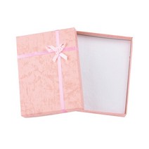 자석싸바리박스 싸바리박스 박스케이터링 목걸이 반지 귀걸이 설정 160x120x30mm 에 대 한 새틴 리본 스폰, 04 Pink