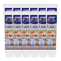 2080 애경 키즈 알파 치약 70g 6~9세 어린이, 12개