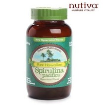 뉴트렉스하와이 퓨어 하와이안 스피룰리나 퍼시피카 1000mg 스피어민트 타블렛 글루텐 프리 비건, 180개입, 2개