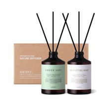 실속형 디퓨저 200ml 2개입 세트 / 스틱 10개 증정 -, 08)포레스트워크 2