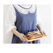 강남콩 유니데이 원피스형 앞치마 루즈핏 고급면 예쁜소녀풍 뒷단추 레이스 카라 넉넉한 빅사이즈 바리스타 주방 예쁜 편한 식당 어린이집 체형커버 홈웨어 앞뒤모두가려지는 단체 미용실 카페 봄 가을 겨울 유치원선생님, 유니 데이 앞치마1장1장, 그레이