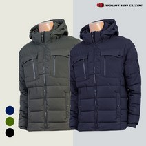 [패션플러스][엑슘]겨울 등산복 작업복 남성 자켓 웰론 후드 패딩점퍼 WKM-J2204-13