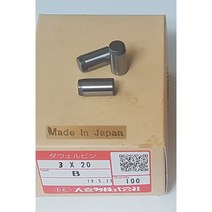 SUS DOWEL PIN M4 서스 다월핀 다웰핀 맞춤핀, +공차 0 ~ +0.01, M4 x 8 mm (30EA)