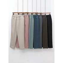 코지일이삼 코지 여자 NEW 봄시즌 페이크 뒷포켓 중년 밴딩 슬랙스 (9681549)
