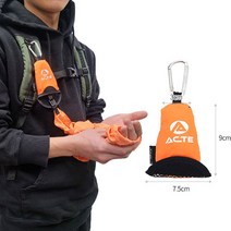 등산수건 땀수건 배낭수건 타올 고리, 블랙, 1개