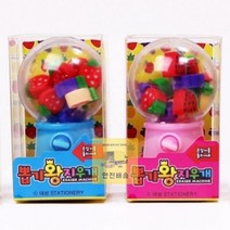 돌콩 [쥬크박스]_뽑기왕지우개_(4개세트) 04E5, 상세페이지 참조
