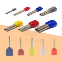 펜홀단자 싱글 트윈 앤드터미널 압착 핀터미널, 펜홀단자_트윈, CT260014 (1000EA), 1개