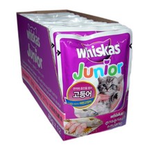 위스카스파우치 키튼 (고등어) 80gx12개, 단품, 85g