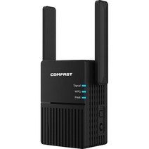 모뎀-라우터 콤보5GHz 와이파이 리피터 무선 신호 익스텐더 범위 부스터 1200Mbps 듀얼 밴드 네트워크 앰프, 01 Black_03 UK
