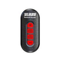 셀루미 안드로이드 줌기능 블루투스 리모컨 SEL-ZM150G, 블랙레드