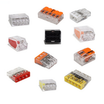 전오전기 푸쉬콘넥터 푸쉬인와이어콘넥터 전선콘넥터 꽇음형콘넥터 케이블정리 전선커넥터, 8P(250개)