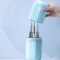 피지 뽑기 집게 압출기 짜는 도구 코 피지 제거 핀셋 짜기 여드름, 04. 블루 6종세트