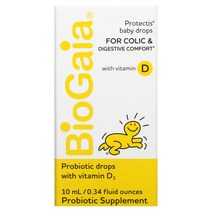 BioGaia Protectis Probiotics Drops with Vitamin D 바이오가이아 프로텍티스 프로바이오틱 드롭 + 비타민 D3 0.34oz(10ml)
